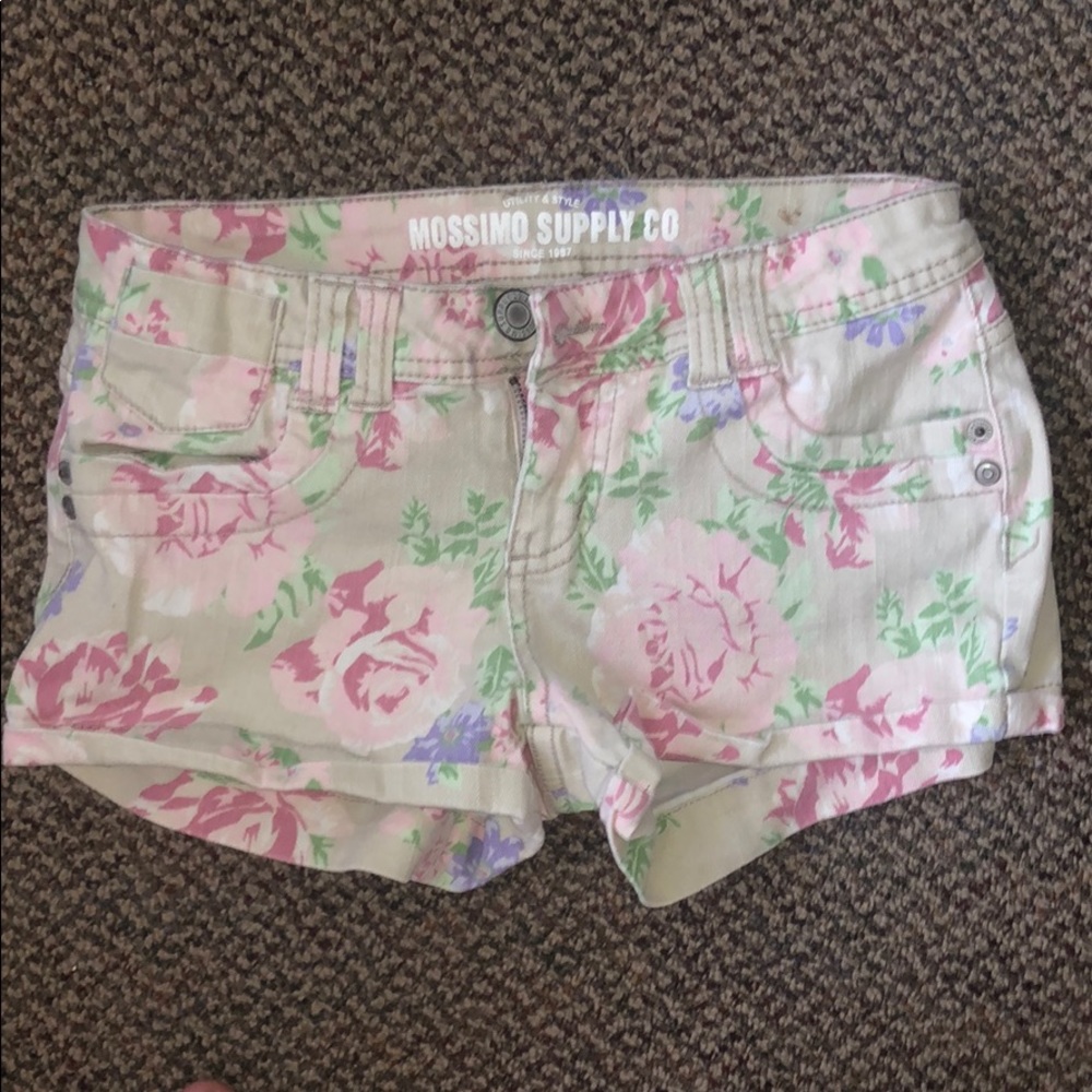 Flower-Floral Shorts